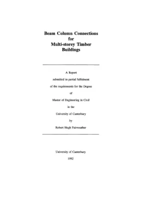 Seismic Performance of Epoxy-Bonded Steel Dowel Connections in Multi-storey Timber Buildings