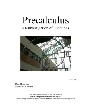 Precalculus: Functions Investigation