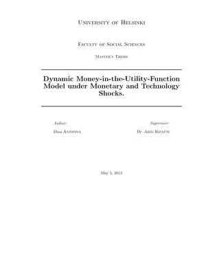Dynamic Money-in-Utility Model