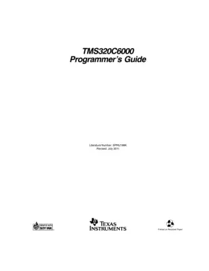 TMS320C6000 Programmer's Guide