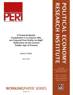 High Financial Firm Profits: Volcker's Paradox
