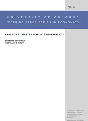 Interest Rate Policy & Money